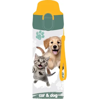 Láhev na pití JUNIOR S8 TRITAN 500 ml - Cat & Dog