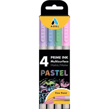 ADEL Fixy Prime Ink sada (4ks) - pastelové odstíny
