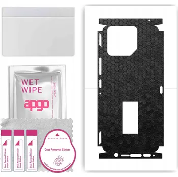 Pouzdro na mobilní telefon Fólie na ZADNÍ STRANU+BOKY pro Asus ROG Phone 8 Pro - Medová Plástev Černá