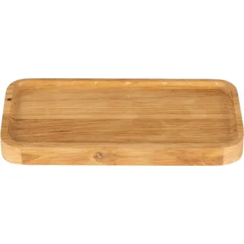 Organizér na stůl Elegantní dřevěný podnos dubový 10 x 20 cm Woodygift
