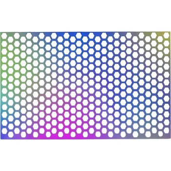 Stínítko do auta Duhová samolepicí fólie 46x30 cm Měnící barvy podle světla Dekorativní ochranná fólie na auto karoserii a detaily