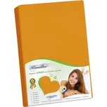 Bellatex Prostěradlo jersey oranžová, rozměr 220x200 cm