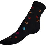 Bellatex Ponožky Tlapka 1 černá, rozměr 35-38