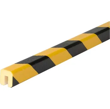 Dětská zábrana Černo-žlutá pěnová reflexní ochrana rohů zdí a stěn - délka 100 cm, šířka 2,6 cm, výška 3 cm