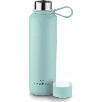 Termoska TERMOSKA Láhev Vakuová Termo Lahev Na Pití HRNEK Zelená Starke Pro Savana 600 ml