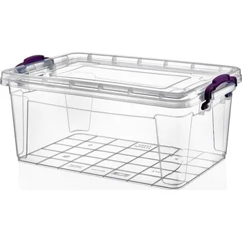 Úložný box box 5,0 l No.4 MULTI 31x20,5x13,7cm, transp.plast