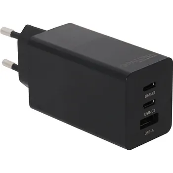 Tablet PATONA napájecí adaptér Power delivery 65W 2xUSB-C/USB-A -PD 3.0
