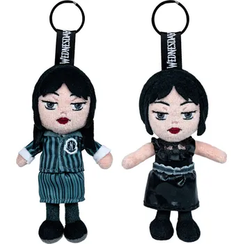 M.T. Wednesday 15cm klíčenka plyšová 2 druhy Barva: Černá