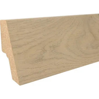 ACARA AP34 soklová lišta TYP 13, MDF, Dub Charlotte přírodní, 40 mm, 18 mm, 2,7 m AAK M017/13