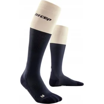 Dámské ponožky CEP Dámské kompresní sportovní ponožky Bloom vysoké, tmavě modré, velikost M