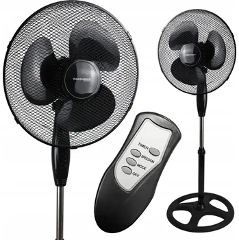 Zabezpečení domácnosti Podlahový ventilátor GERMINA DER ELEKTRIKER GW-0057 černý