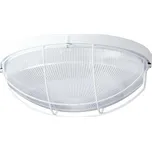 OSMONT ELE50039 ELEKTRA 5 stropní/nástěnné průmyslové plastové svítidlo bílá / čirá IP65 2x25W E27