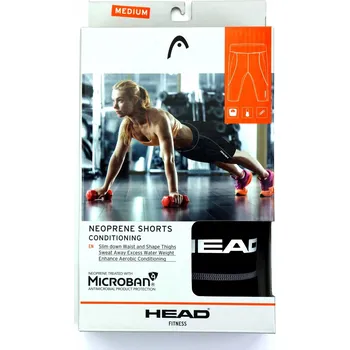 Dámské kraťasy Dámské neoprenové Kraťasy HEAD FITNESS Gym Aerobic vel. M šedé