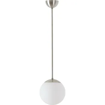 OSMONT ADR60531 ADRIA P1 závěsné skleněné svítidlo nerez broušená / bílá IP40 4000 K 8W LED