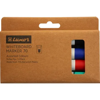 Popisovače na bílé tabule LUXOR ECO sada 4ks