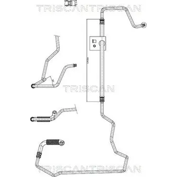 Čep řízení Hydraulická hadice, řízení TRISCAN 8516 28002