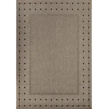 Koberec Vopi Kusový koberec Level 20329 silver/black (Varianta: 160 x 230 cm)