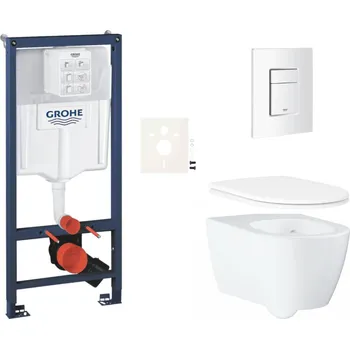 Klozet Grohe Závěsný wc set do lehkých stěn / předstěnová montáž Essence SIKOGRSESSCSH0