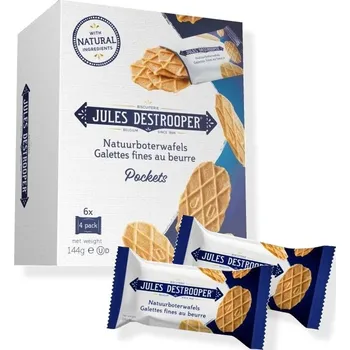 Jules Destrooper Křupavé&nbsp;máslové&nbsp;vafle&nbsp;6x24g