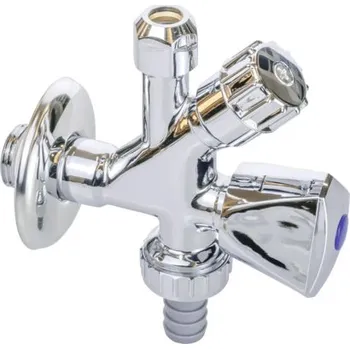 Instalatérský materiál Kombinovaný ventil veporit 1/2" lesk