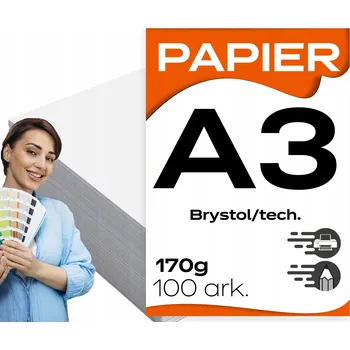 Papír pro tiskárny Kancelářský papír shotPRINT formát A3 170g 100 listů