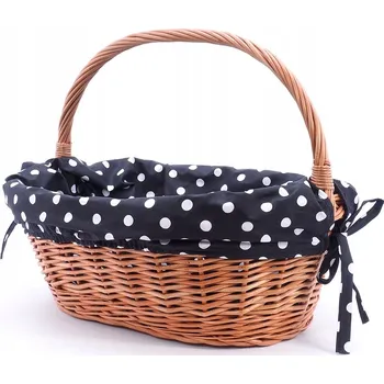 Obraz Nákupní košík proutěný hnědý