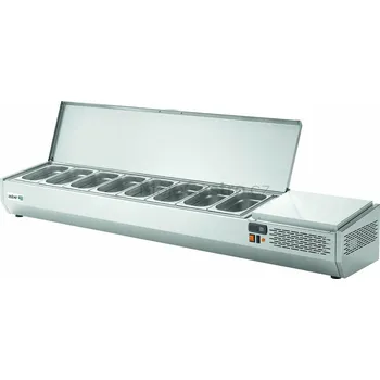 Pizza chladící pultová vitrína Asber GVL-204 (GN1/3)