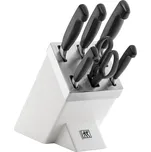 Zwilling Four Star Samoostřící blok s noži, bílý, 7 ks 1002304