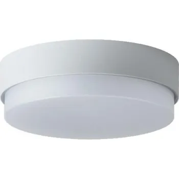 Venkovní osvětlení OSMONT TRI57209 TRITON 1 stropní/nástěnné průmyslové plastové svítidlo stříbrná / bílá IP65 3000 K 13W LED HF
