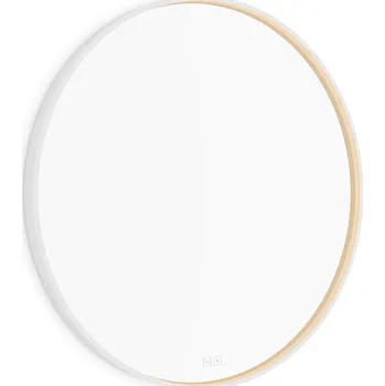 Zrcadlo Bílé LED zrcadlo pr. 800 se dvěma dotykovými senzory NIMCO ZPB 31002RVX-05 Nimco