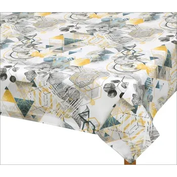 ubrus Bellatex Ubrus EMA Trojúhelník šedá, rozměr 120x140 cm