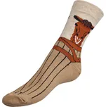 Bellatex Ponožky Kůň hnědá, rozměr 43-46