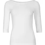 Dámské bambusové triko PROGRESS Akina s 3/4 rukávem bílé Velikost: M