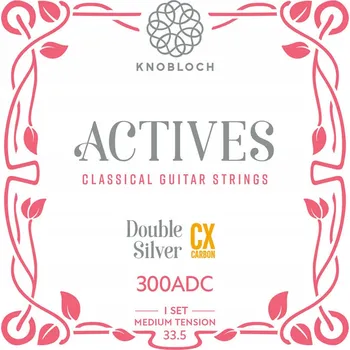 Struna pro kytaru a smyčcový nástroj Kytarové struny Knobloch Actives Double Silver