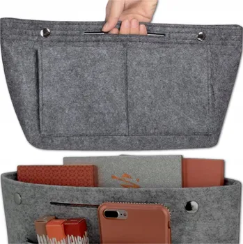 Organizer Wkład do Torebki Plstěná Prostorná s 9 kapsami Kabelka