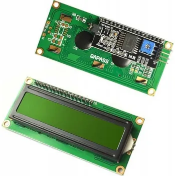LCD displej 1602 2x16 i2c ZELENÝ
