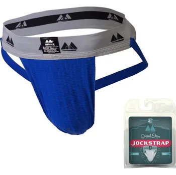 Pánské erotické prádlo Jocksy MM Jockstrap modré L, pánské jocksy