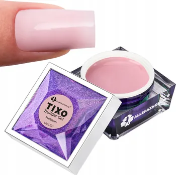Lak na nehty Stavební Gel s tixotropií na nehty ALLEPAZNOKCIE Tixo ProBlush 15 g