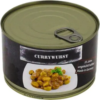 Hotové jídlo Vojenská konzerva - Klobása s kari, 400 g, MFH