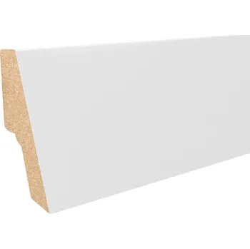 ACARA AP34 soklová lišta TYP 13, MDF, Bílá, 40 mm, 18 mm, 2,7 m