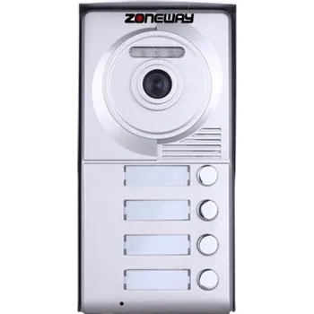 Zoneway ZW-702-4 dveřní jednotka, tablo