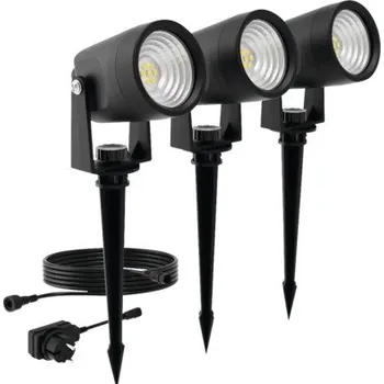 Venkovní osvětlení LED venkovní bodové svítidlo Philips PHI8720169386976 Reuel GardenLink IP44 1,5W 180lm 2700K černé 3ks