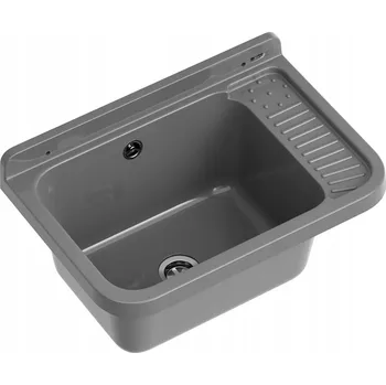 Umyvadlo Zahradní umyvadlo NEO 51X34 šedé Technický dřez do garáže