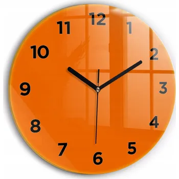 Hodiny Nástěnné hodiny Wallfluente oranžové 30 cm
