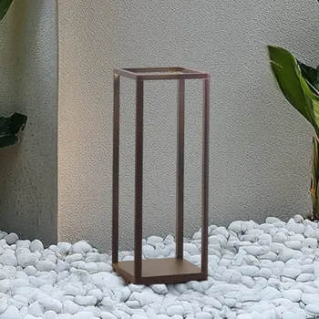 Lampička Lucande LED podstavné světlo Thorvid, výška 50 cm, černá barva černá, průhledná 1 x 8 W LED - Doprava zdarma