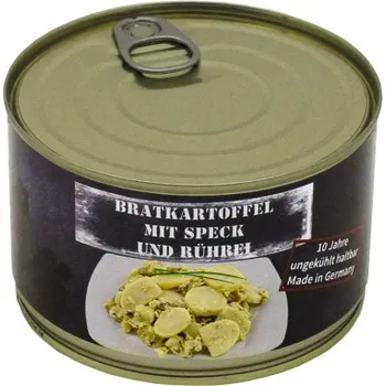 Hotové jídlo Vojenská konzerva - Smažené brambory se slaninou a vejci, 400 g, MFH