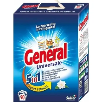 Prací prášek General Univerzální prací prášek 5,4 kg 90 praní Itálie