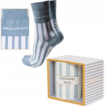 Sada Accents - MILOVANÝ TÁTA (hrnek, ponožky Nejlepší)