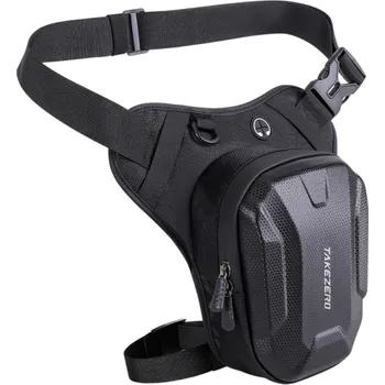 Zabezpečení motocyklu Motocyklová vodotěsná taška na nohu 27,8×25×14,5×8,5×19,6×15,8 cm Cestovní sportovní pánská ledvinka na boky Polyesterová venkovní taška