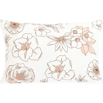 Povlečení Bellatex Povláček bavlna na zip Květ lososová, rozměr 40x60 cm